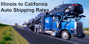 Illinois to California Auto Transport Rates